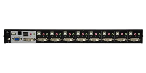 8-Port USB DVI/Audio KVM Switch