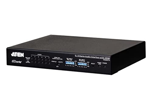 ATEN PREMIUM VE66DTH Interface audio Dante 6 x 6 avec HDMI
