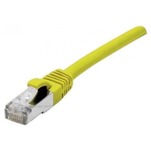 Cordon RJ45 catégorie 5e F/UTP snagless jaune - 10 m