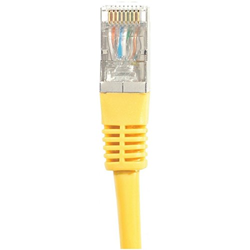 Cordon RJ45 catégorie 6 S/FTP jaune - 5 m