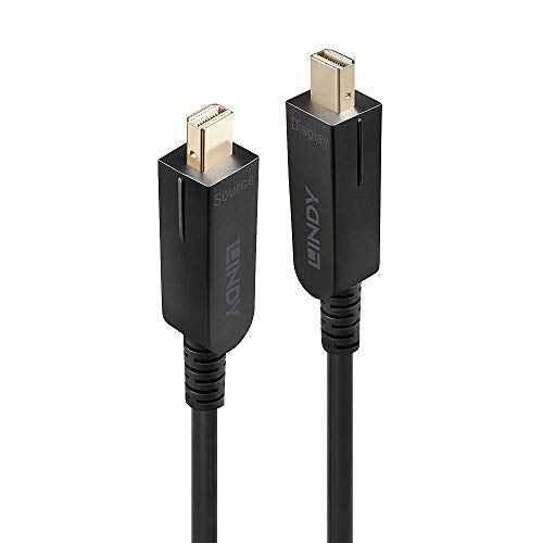 LINDY 100m Fibre Optic Hybrid DisplayPort 1.2 Cable