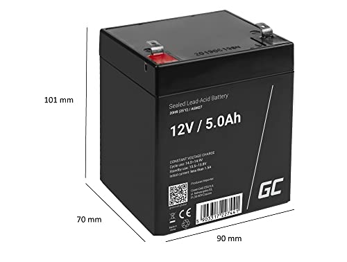 Green Cell AGM27 Batterie de l'onduleur Sealed Lead Acid (VRLA) 12 V 5 Ah