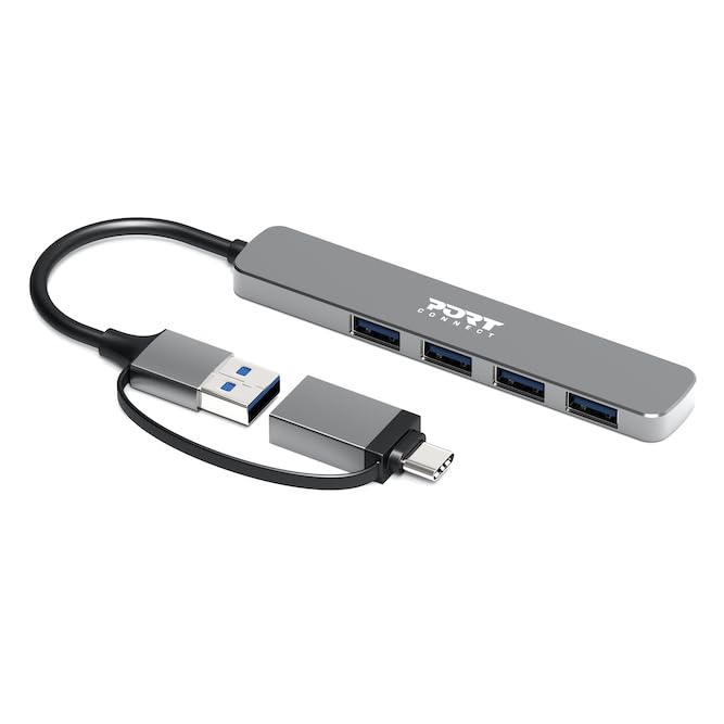 HUB USB 4 PORTS 3.0 SLIM COMBO for BtoC