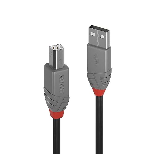 LINDY Câble USB 2.0 type A vers B Anthra Line 2m