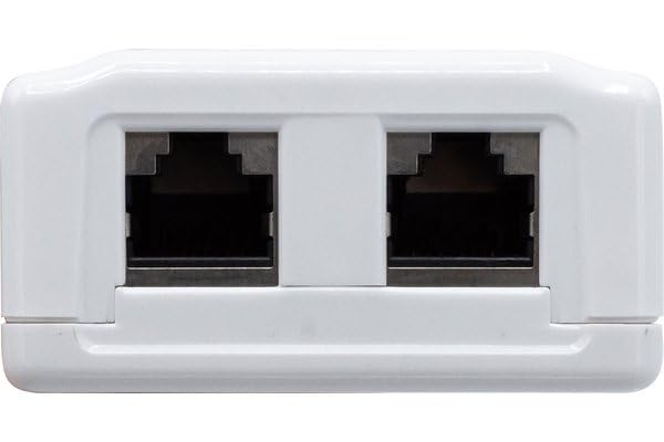 Boîtier mural 2 ports RJ45 CAT 5e UTP