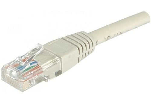 Cordon RJ45 catégorie 6 U/UTP gris - 1 m