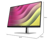 HP E24t G5 écran plat de PC 60,5 cm (23.8") 1920 x 1080 pixels Full HD LED Écran tactile Noir