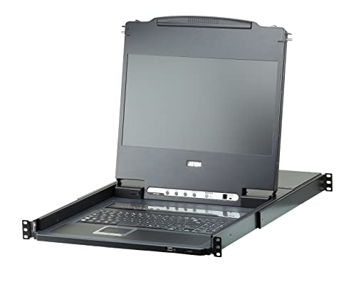 Aten CL6708MW console KVM LCD FullHD 8 ports DVI/USB/HP