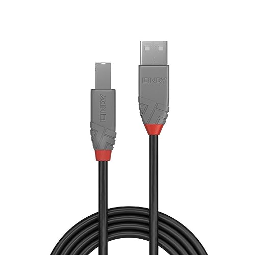 LINDY Câble USB 2.0 type A vers B Anthra Line 2m