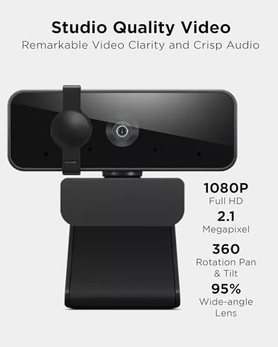 Lenovo 4XC1B34802 webcam 2 MP 1920 x 1080 pixels USB 2.0 Noir