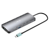 I-TEC USB-C Metal NanoDock 2xHDMI 1xUSB-C Video 1xGLAN 1xAudio/Mic 1xSD/microSD 1xUSB 3.2 3xUSB-C 3.2 Gen2 2xUSB 2.0 PD140W+charger