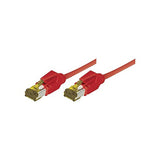 Cordon RJ45 sur câble catégorie 7 S/FTP LSOH snagless rouge - 2 m