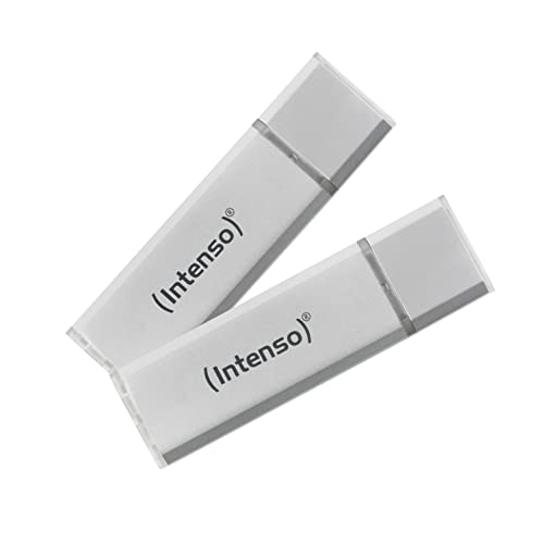 INTENSO Clé USB 2.0 Alu Line - 4 Go Gris