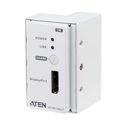 ATEN VE1901AEUT Transmetteur mural DisplayPort HDBaseT lite EU/POH