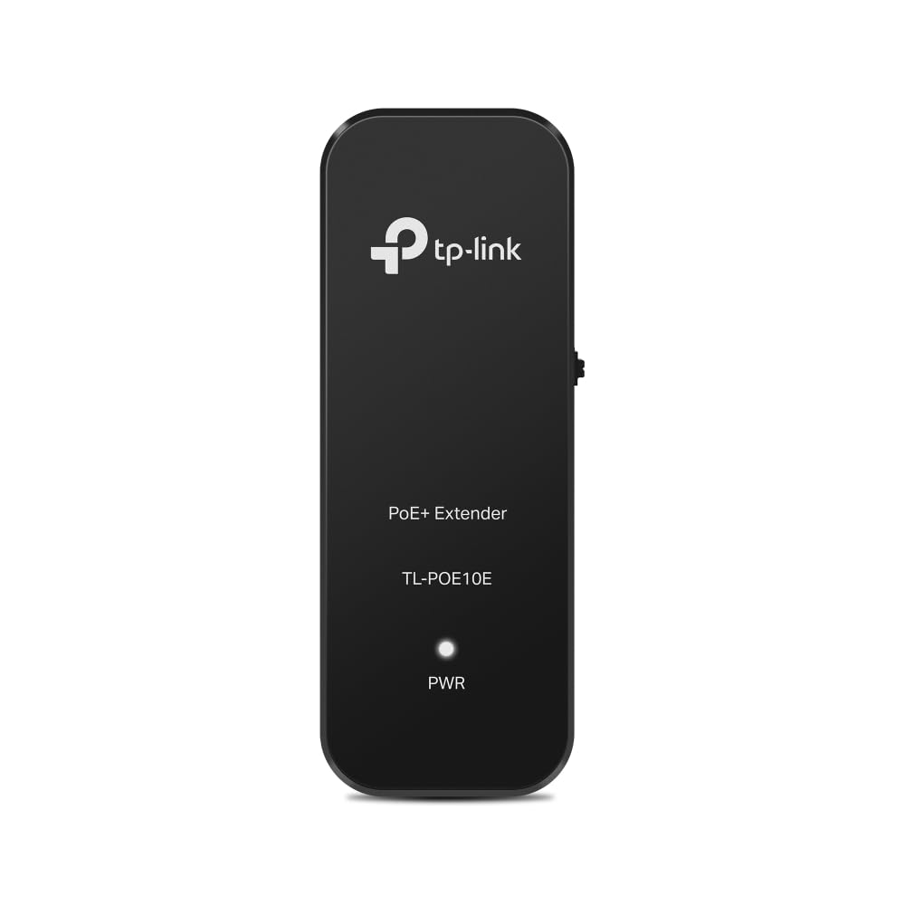 TP-LINK Omada Fast Ethernet PoE+ Extender 1x 10/100 Mbps RJ45 PoE IN Port 1x 10/100 Mbps RJ45 PoE OUT Port