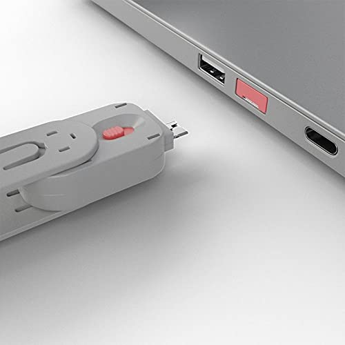 LINDY Clé USB et 4 bloqueurs de ports USB Rose