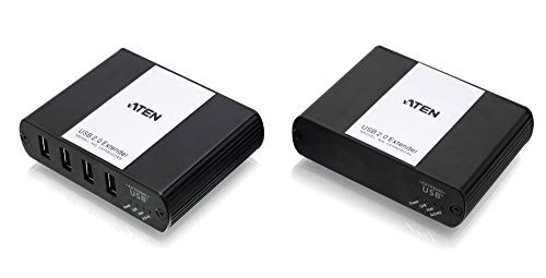 ATEN UEH4002A-AT-G extension audio/video Émetteur et récepteur AV Noir, Blanc