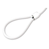 MOBILIS Câble de sécurité à clé compatible clé pass - 1.8 m - Blanc