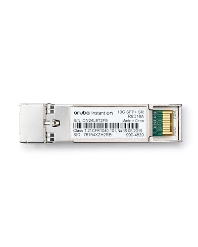 HPE Networking Instant On Module transmetteur transceiver SFP+ 10GbE 10GBase SR LC multi mode jusquà 300 m