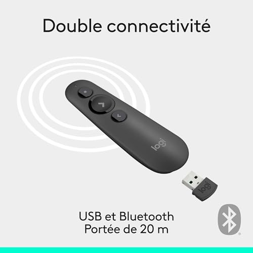 LOGITECH R500s Laser Presentation Remote GRAPHITE
