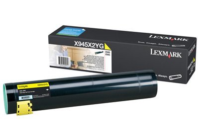 Toner LEXMARK X945X2YG X940E, X945e - Yellow