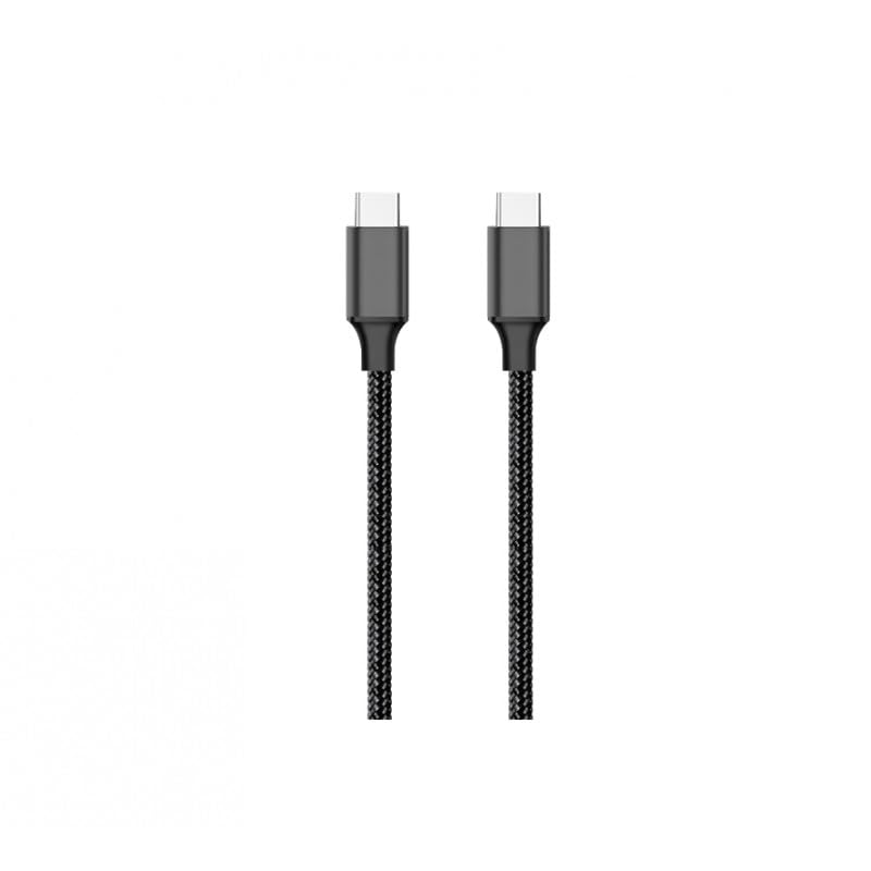 Konrow KCATCNPDB1 - Câble USB Type C vers Type C (1m, Nylon, Noir) - Emballage Original
