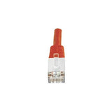 Cordon RJ45 catégorie 6 S/FTP rouge - 0,5 m