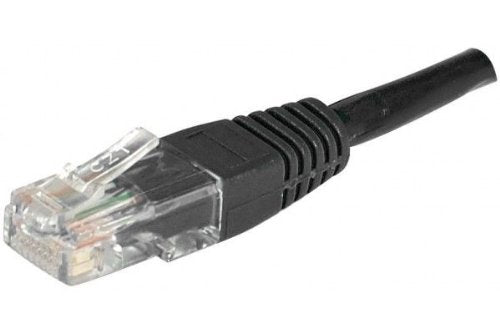 Cordon RJ45 catégorie 6 U/UTP noir - 20 m