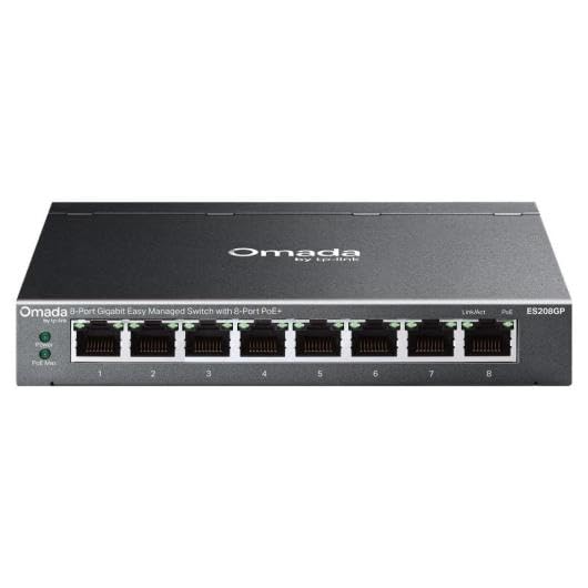 ES208GPOmada 8-Port Gigabit Easy Manage