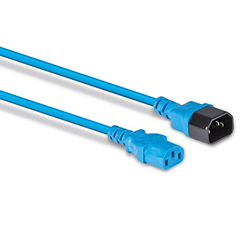 LINDY 0.5m IEC Extension Lead Blue
