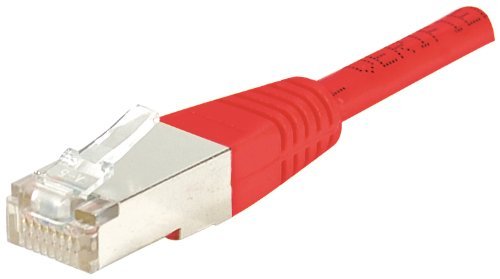 Cordon RJ45 catégorie 5e F/UTP rouge - 15 m