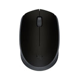 LOGITECH B170 Mouse optical 3 buttons wireless 2.4 GHz USB wireless receiver black