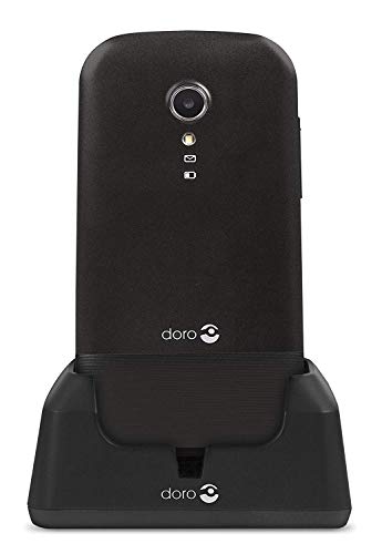 Doro 2404 Clapet Double Sim Rouge / Blanc