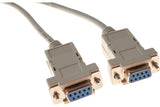 Cable null modem DB9F/F 1,80M