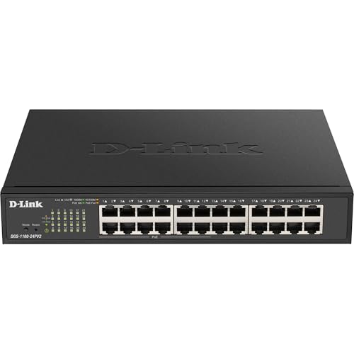 D-Link DGS-1100-24PV2/E 24Port PoE Gigabit Smart Switch