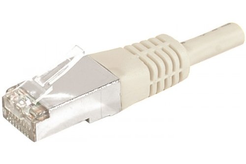 Cordon RJ45 catégorie 6A F/UTP gris - 7,5 m