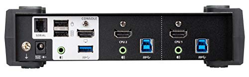 ATEN CS1822-AT-G commutateur écran, clavier et souris Noir