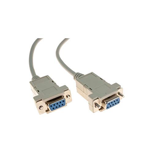 Cable null modem DB9F/F 1,00M