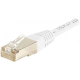 Cordon RJ45 catégorie 5e F/UTP blanc CCA - 0,3 m