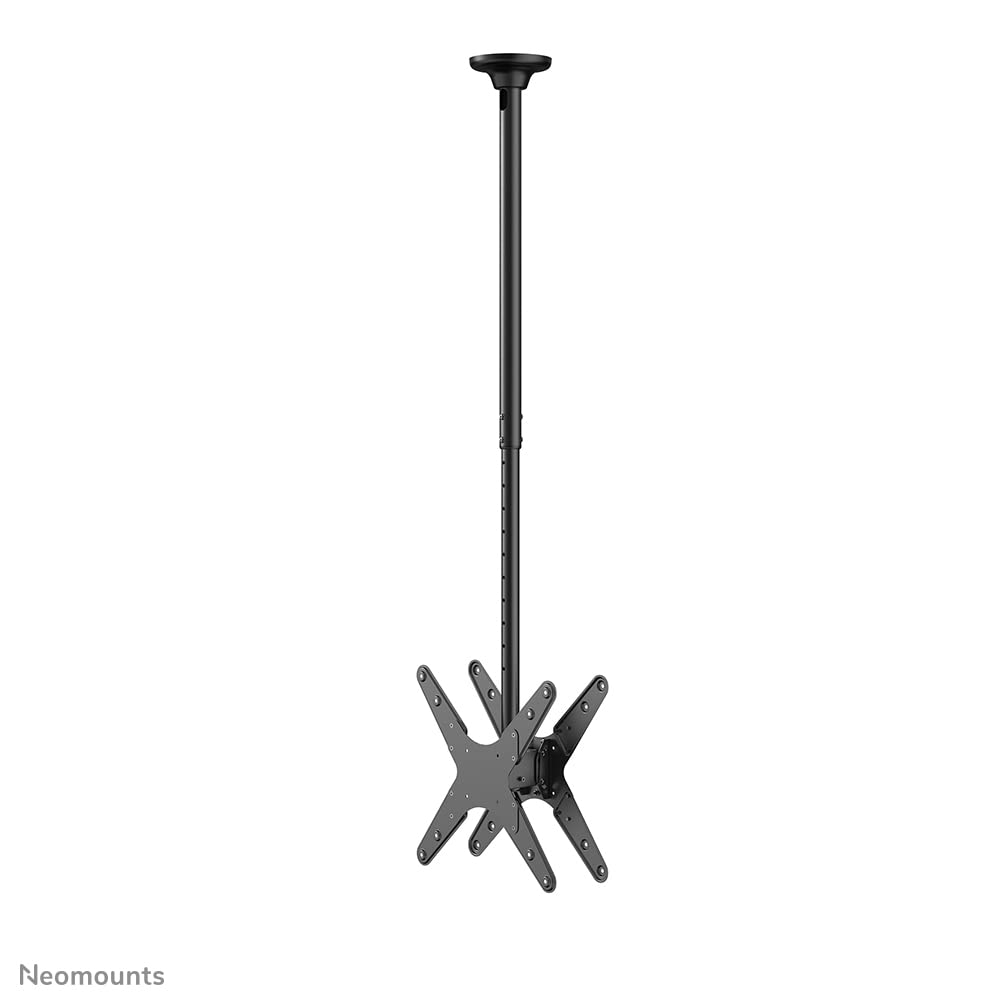 NEOMOUNTS FPMA-C340DBLACK Support de plafond pour écran de 32-75p - h 106-156 cm