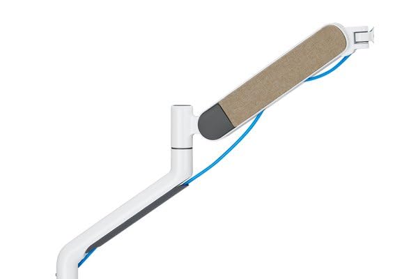DACOMEX Support de bureau D35-100CG-W 1 écran 17-35", blanc