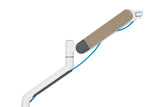 DACOMEX Support de bureau D35-100CG-W 1 écran 17-35  , blanc