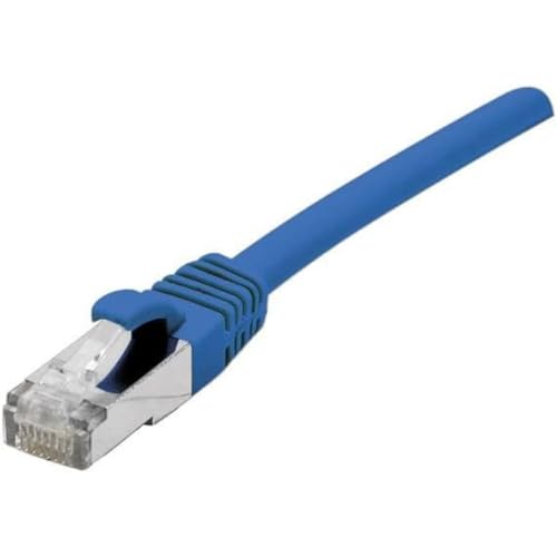 Cordon RJ45 catégorie 6A S/FTP LSOH snagless bleu - 2 m