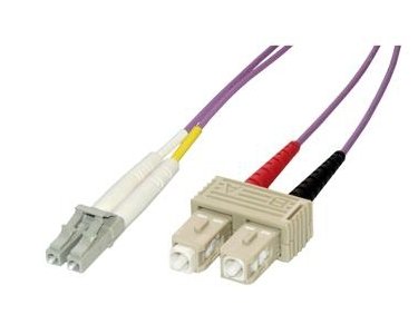 MCL Jarretiere optique OM3 duplex 50/125 multimode - SC / LC 3m