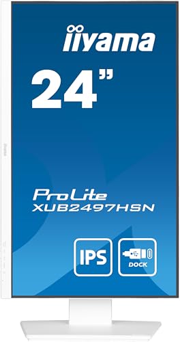 "iiyama ProLite XUB2497HSN-W2 écran plat de PC 60,5 cm (23.8"") 1920 x 1080 pixels Full HD LED Blanc"