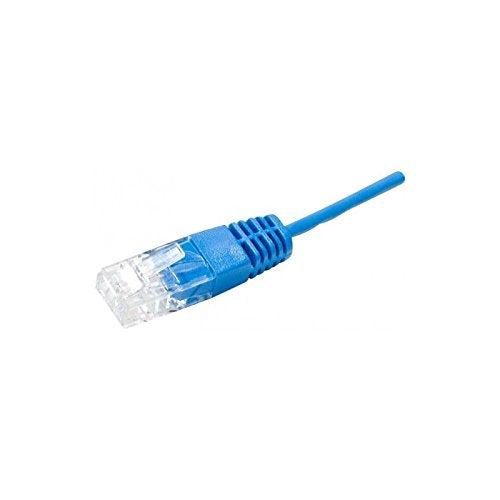 Cordon téléphonique RJ45 / RJ45 UTP 1 paire 4/5 bleu - 2 m