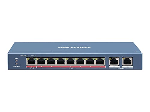 Hikvision DS-3E0310HP-E 8 Port Fast Ethernet Unmanaged POE Switch