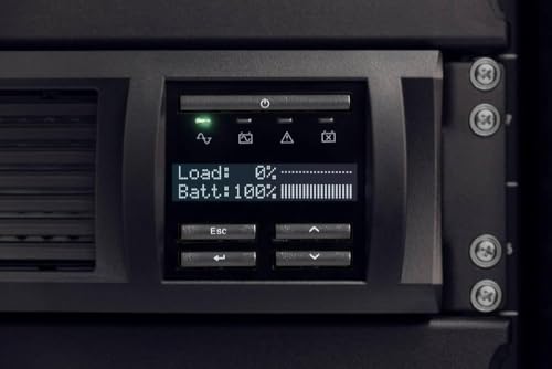 APC Smart-UPS 1000VA LCD RM UPS Rack AC 220/230/240V 700Watt 1000VA Ethernet 10/100 RS-232 USB oc 4 2U BK with APC SmartConnect