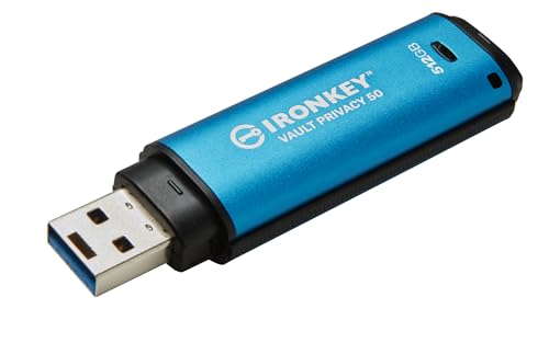 KINGSTON 512Go IronKey Vault Privacy 50 AES-256 Encrypted FIPS 197