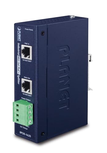 PLANET IPOE-162S séparateur voix-données Bleu Connexion Ethernet, supportant l'alimentation via ce port (PoE)